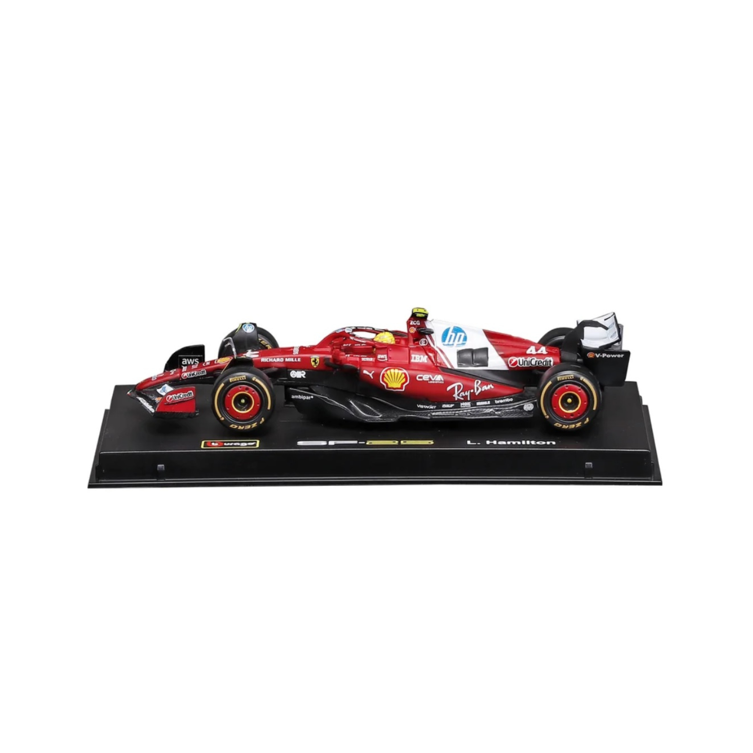 Bburago 143 F1 Model Car Scuderia Ferrari 2025 SF-25 #44 Lewis Hamilton -1 Bburago 1/43 F1 Model Car Scuderia Ferrari 2025 SF-25 #44 Lewis Hamilton