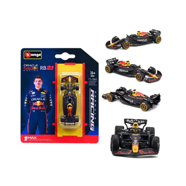 Bburago 1/64 Model Car RB21 Team Oracle Red Bull Racing N1 Season 2025 Max Verstappen