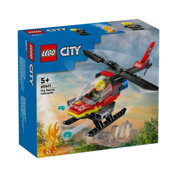 LEGO City Fire Rescue Helicopter 60411