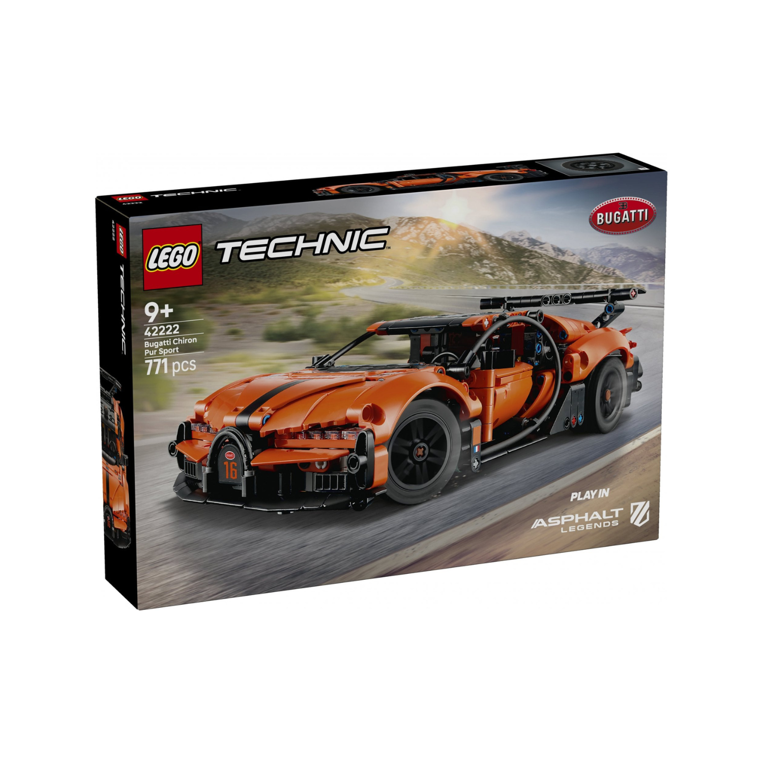 LEGO Technic Bugatti Chiron Pur Sport Hypercar 42222-3 LEGO Technic Bugatti Chiron Pur Sport Hypercar 42222