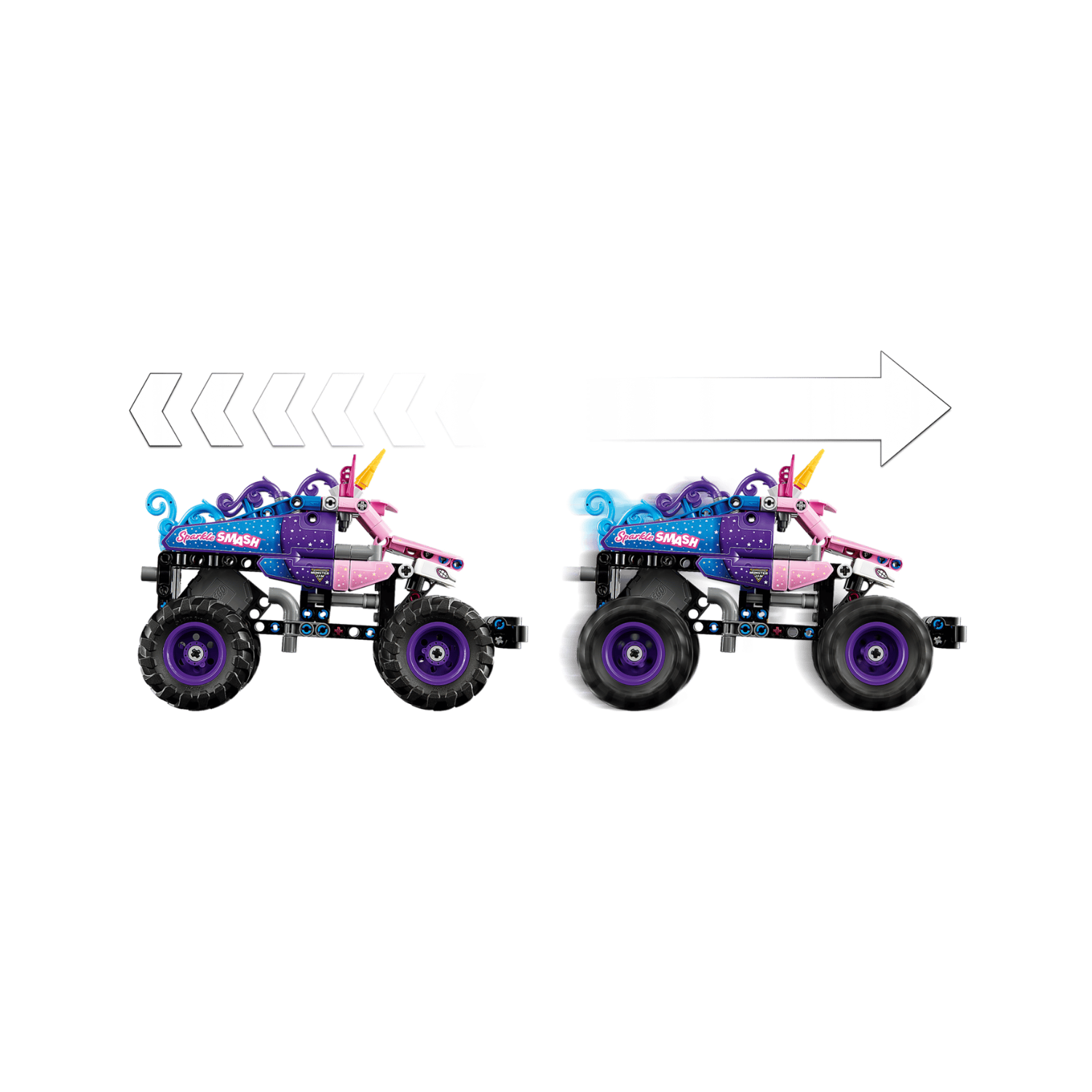 LEGO Technic Monster Jam Sparkle Smash Pull-Back 42220-3 LEGO Technic Monster Jam Sparkle Smash Pull-Back 42220