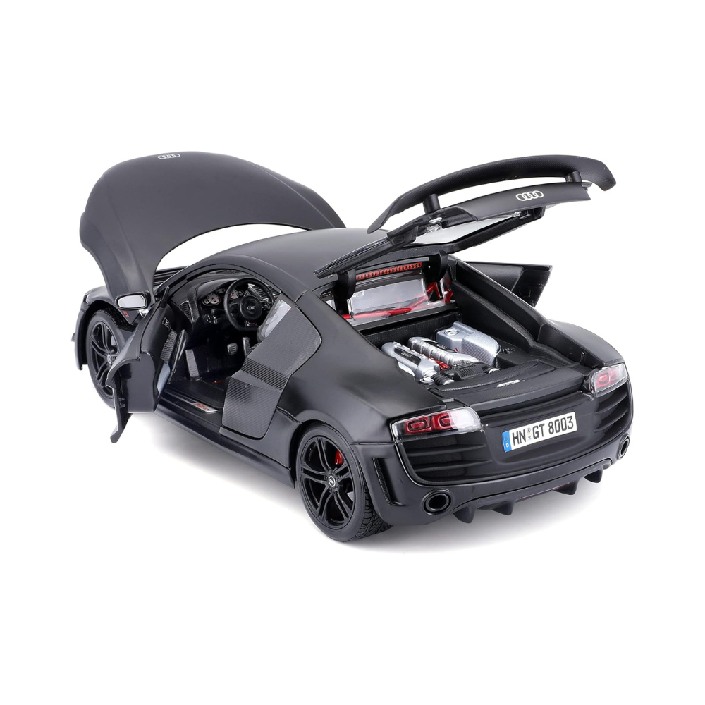 Maisto 118 Audi R8 (Matte Black)-2 Maisto 1:18 Audi R8 (Matte Black)