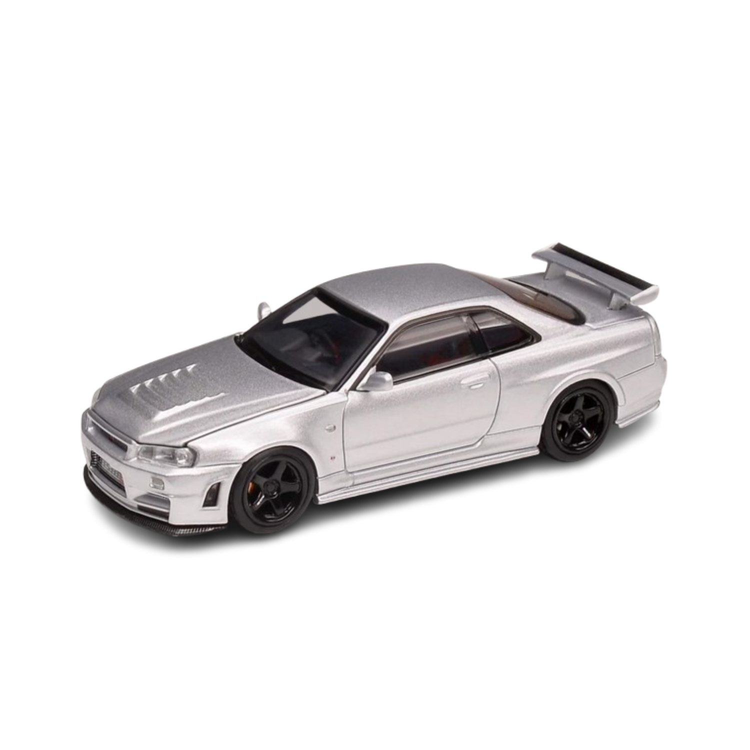Motorhelix 1/64 Nissan Skyline GT-R R34 Z Tune (Silver)