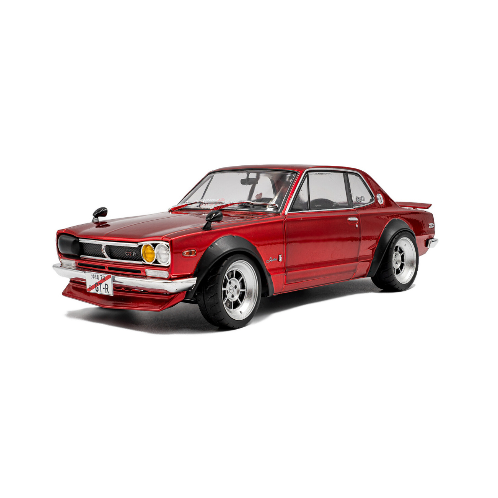 Solido 1/18 Nissan Skyline (C10) Hakosuka SOLIDO WORKS Red Metallic (1970)
