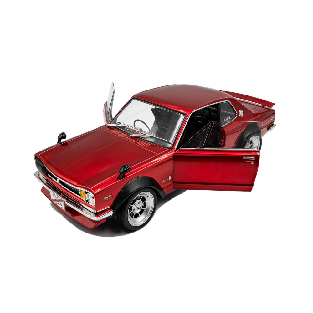 Solido 1/18 Nissan Skyline (C10) Hakosuka SOLIDO WORKS Red Metallic (1970)