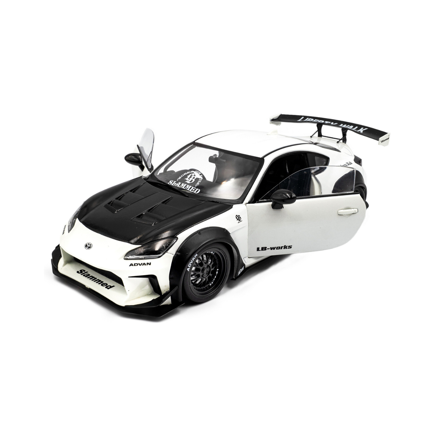 Solido 1/18 Toyota GR86 LBWK Body Kit Pearl White (2024)