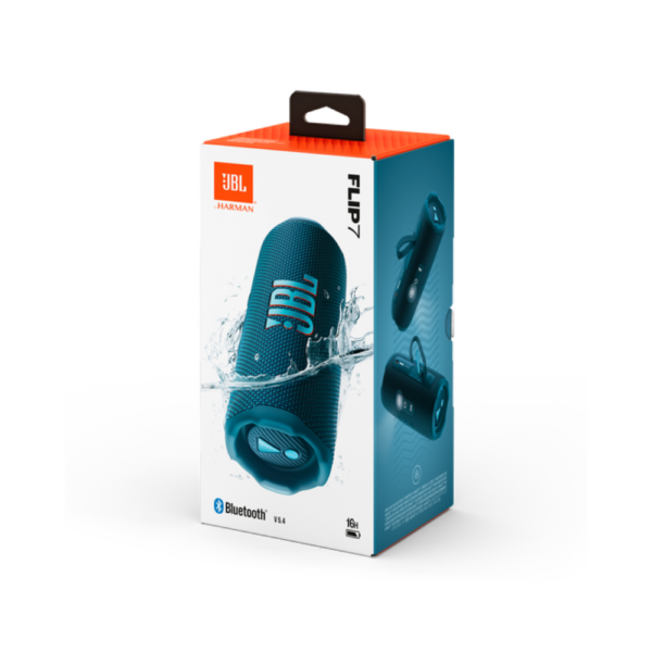 JBL Flip 7 Portable Bluetooth Speaker (Blue)