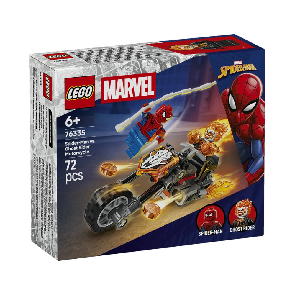 LEGO Marvel Spider-Man vs. Ghost Rider Motorcycle 76335