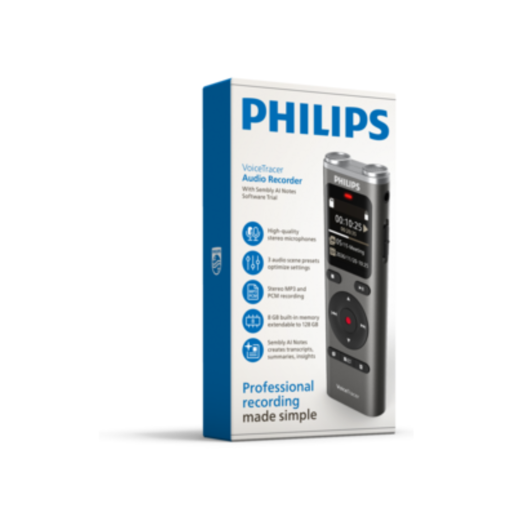 Philips VoiceTracer DVT2075 Audio Recorder