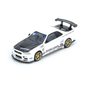 INNO64 Nissan Skyline GT-R (R34) Top Secret White IN64-R34TS-WHI