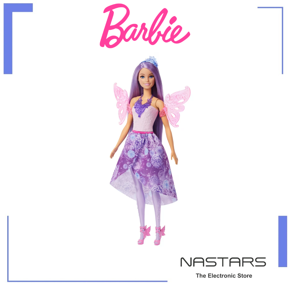Barbie Doll Fantasy Fashion Pack With Accessories Including Mermaid Tail Fairy Wings and Necklaces