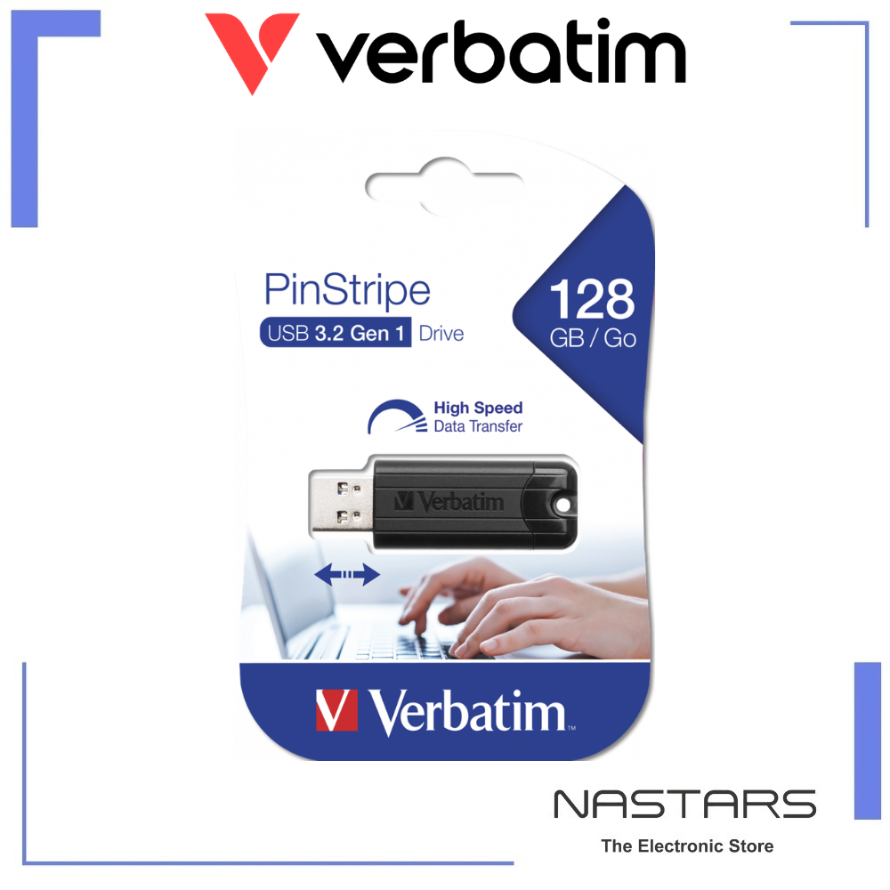 verbatim PinStripe USB 3.2 Gen 1 Flash Drive