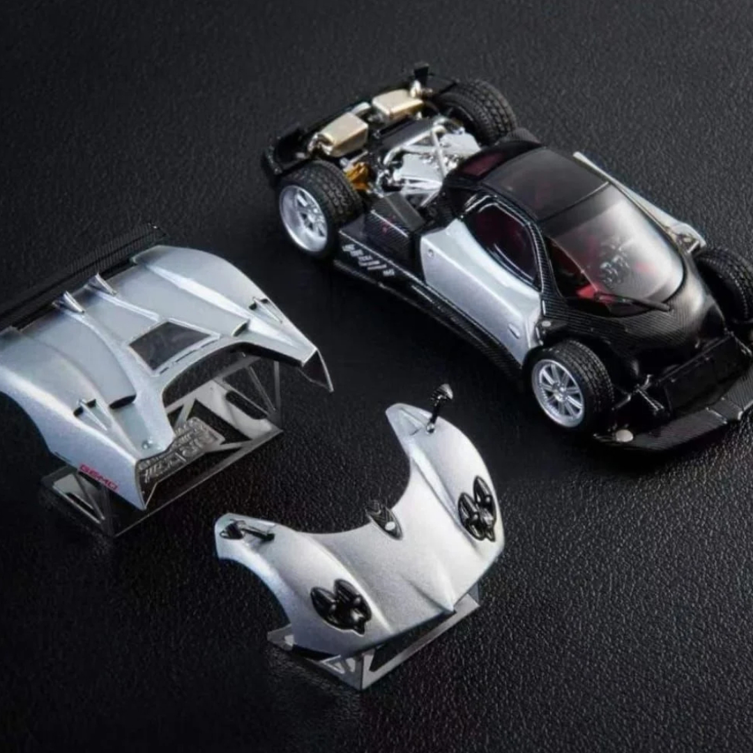 Almost Real Pagani Zonda F 2005 in Grigio Mercurio 1/64 - Image 3