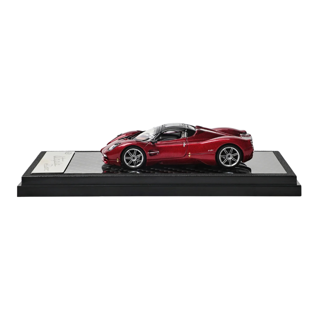 LCD Models 1/64 Pagani Utopia Roadster Carbon Red