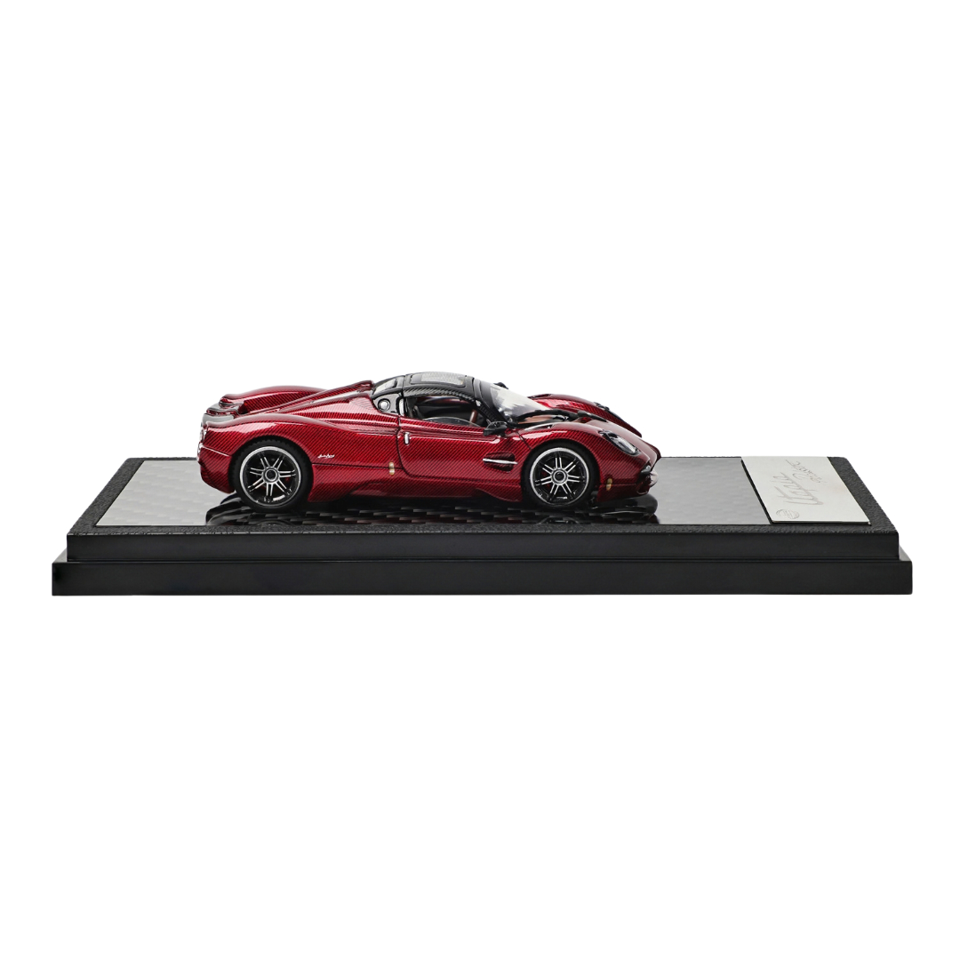 LCD Models 1/64 Pagani Utopia Roadster Carbon Red