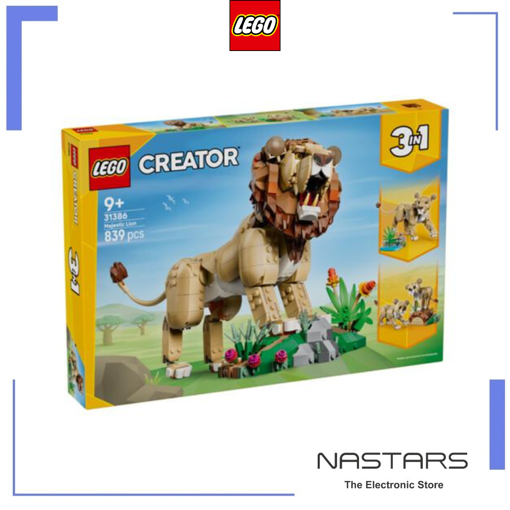 LEGO Creator 3-in-1 Wild Animals: Majestic Lion 31386 - Image 6