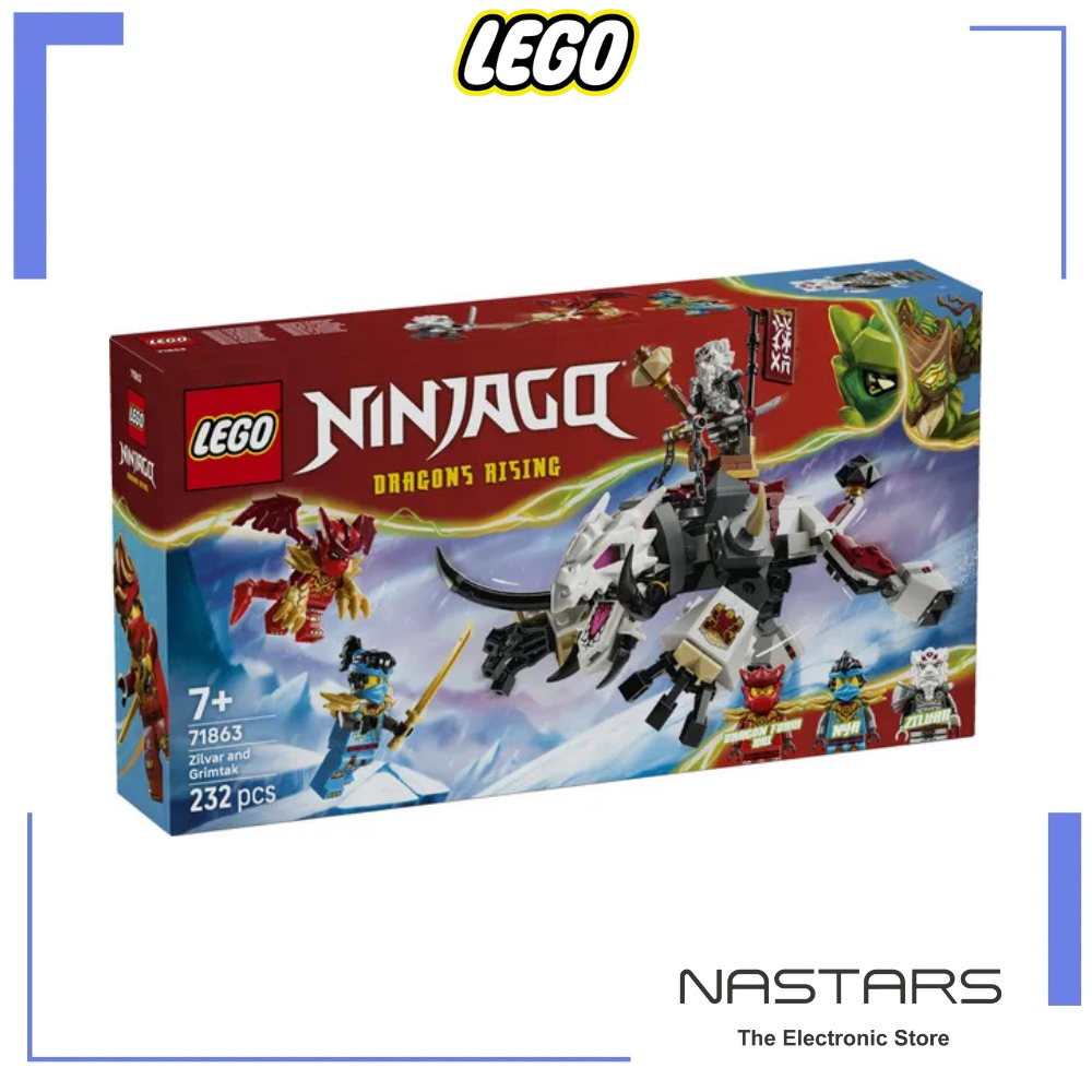 LEGO NINJAGO Zilvar and Grimtak the Dragon Beast 71863