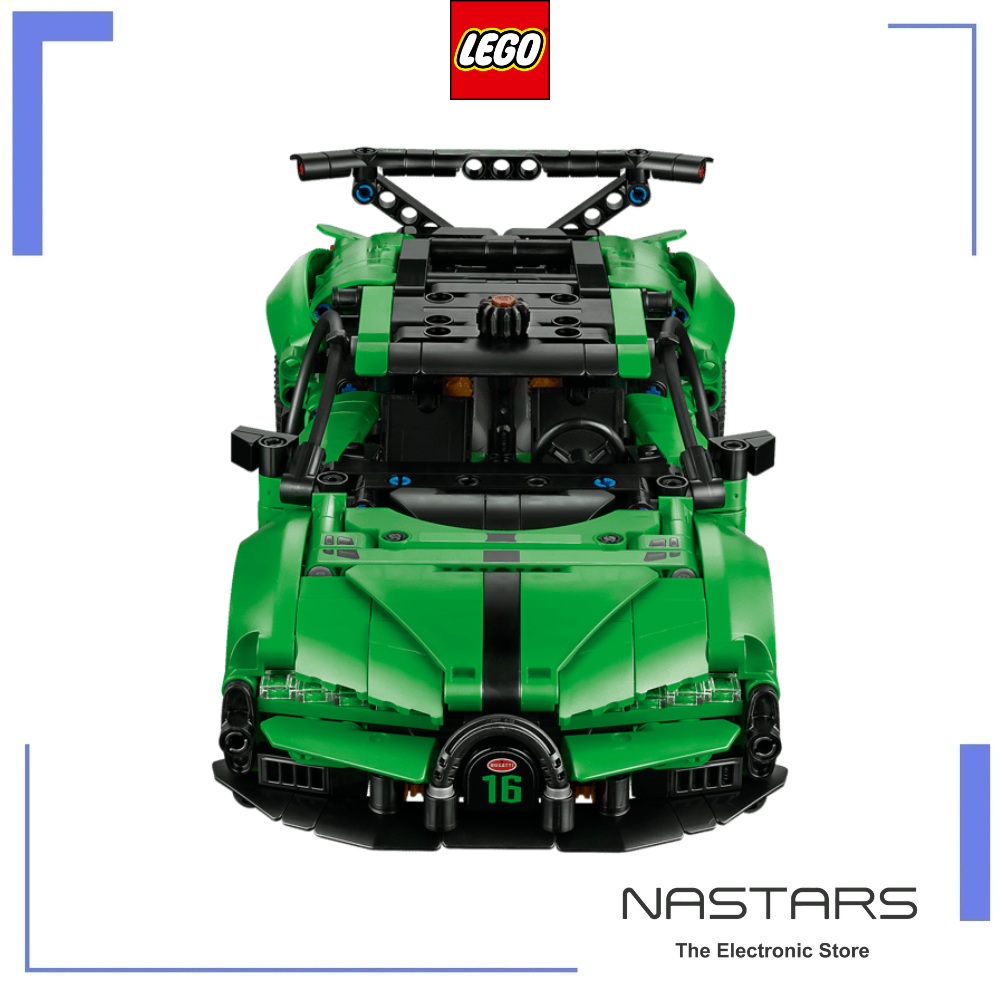 LEGO Technic Green Bugatti Chiron Pur Sport Hypercar 42241 - Image 3