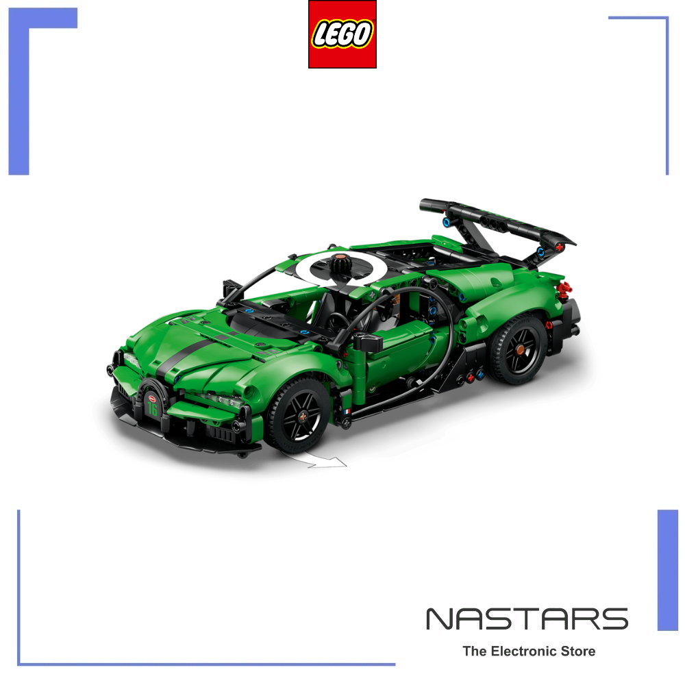 LEGO Technic Green Bugatti Chiron Pur Sport Hypercar 42241