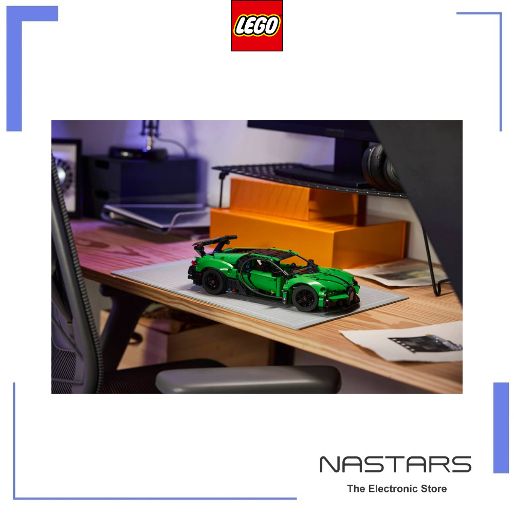 LEGO Technic Green Bugatti Chiron Pur Sport Hypercar 42241 - Image 6