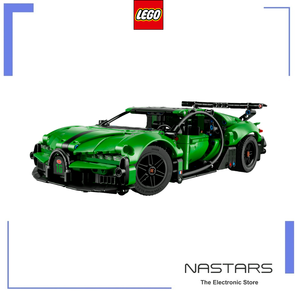 LEGO Technic Green Bugatti Chiron Pur Sport Hypercar 42241