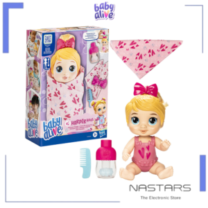 Baby Alive Harper Hugs Shampoo Snuggle Baby Doll Playset F9119