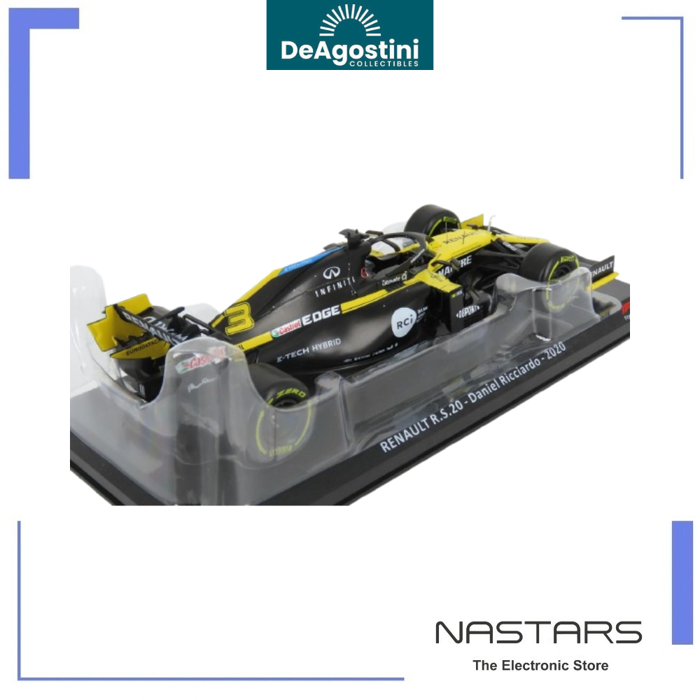 DeAGOSTINI 1/24 Renault R.S.20 Daniel Ricciardo #3 2020 F1 Model Car