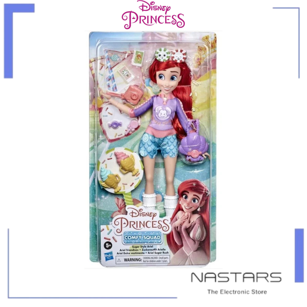 Hasbro Disney Comfy Squad Fashion Sugar Style Ariel Doll E8404 - Image 2